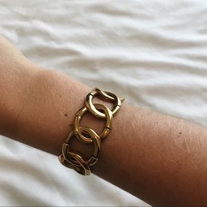 gold chain stretch bracelet
